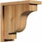 Ekena Millwork Newport Rough Sawn Corbel w/Backplate, Western Red Cedar, 6"W x 14"D x 14"H COR06X14X14NEW01RWR - alternate 1